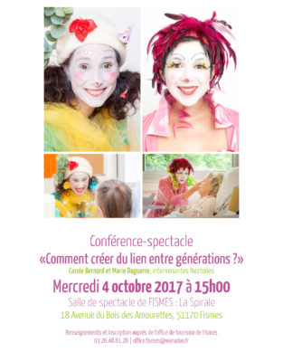 Affiche conférence spectacle